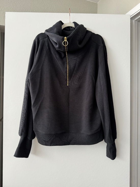 Varley Tops - Varley Vine Half Zip Ottoman Sweatshirt Black XL